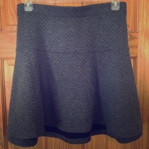 Old Navy Grey Quilted Skirt